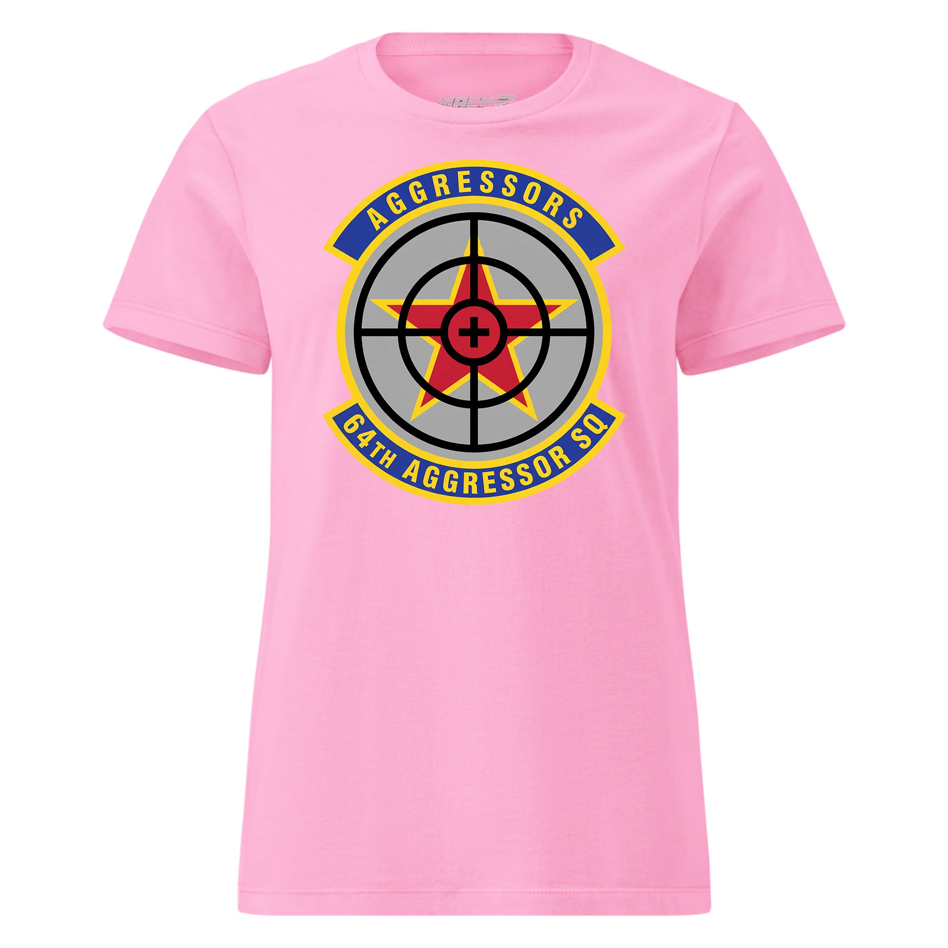 64th Aggressor Squadron women's T-shirt in Pink