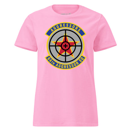 64th Aggressor Squadron women's T-shirt in Pink