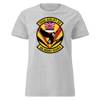 Mach2 Squadron Upload | 204TH AIRLIFT SQUADRON | Womens | Heather Grey | MACH-WOMENS-FRONT-GREY.jpg