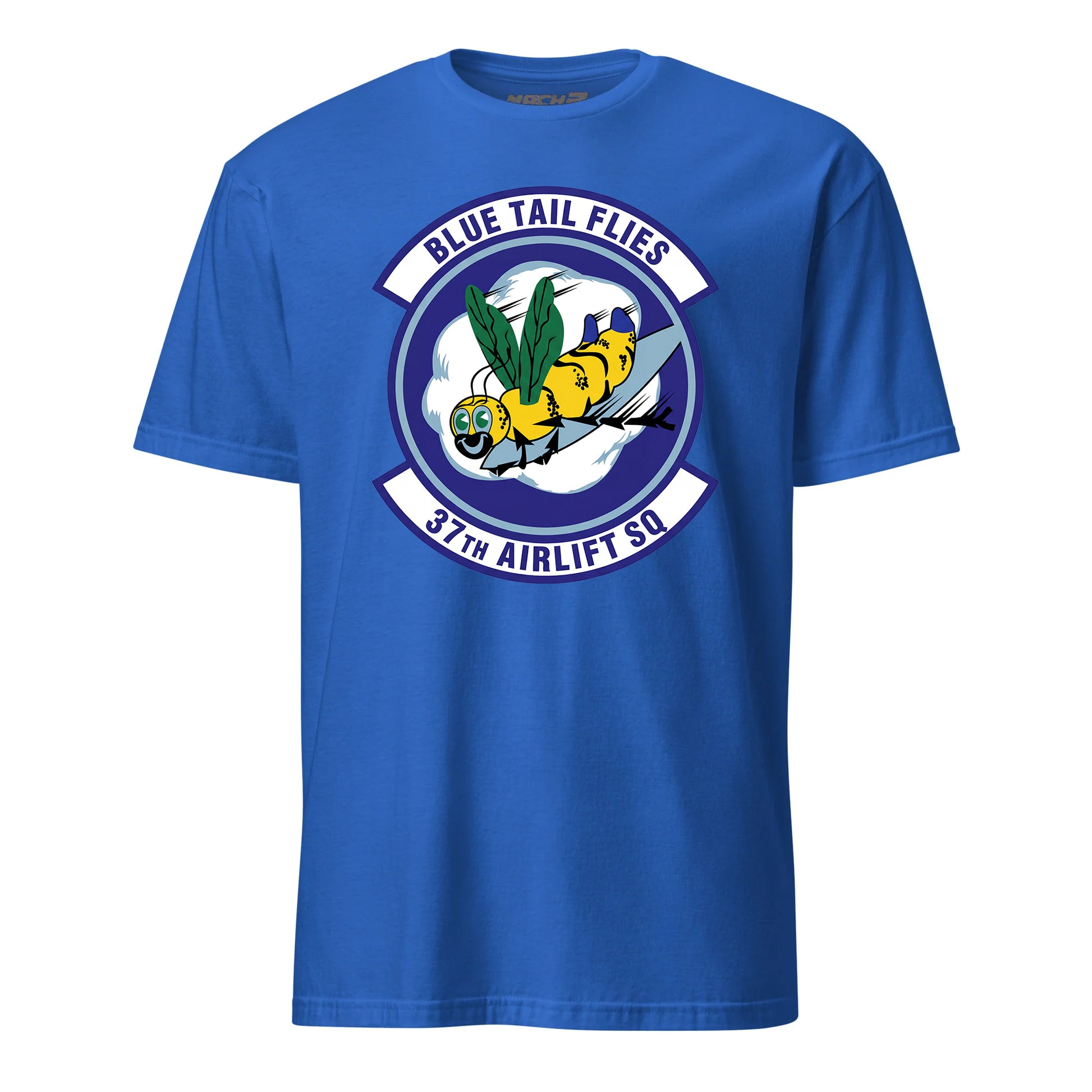 Mach2 Squadron Upload | 37TH AIRLIFT SQUADRON | T-Shirt | Royal | MACH-SHORT-SLEEVE-FRONT-ROYAL.jpg