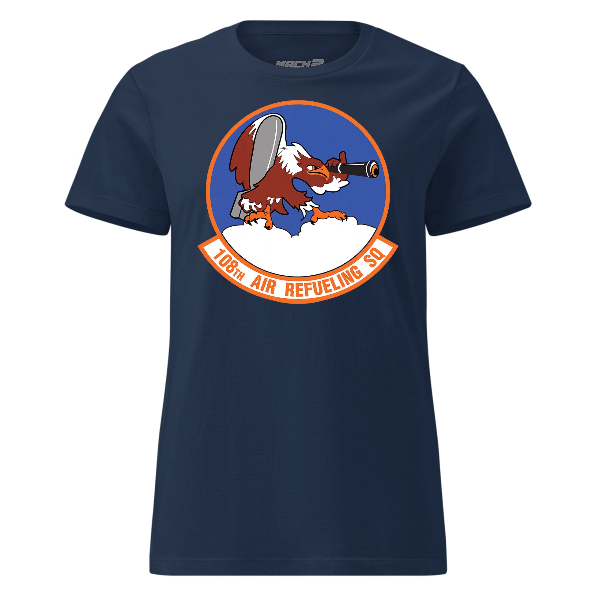 Mach2 Squadron Upload | 108TH AIR REFUELING SQUADRON | Womens | Navy | MACH-WOMENS-FRONT-NAVY.jpg