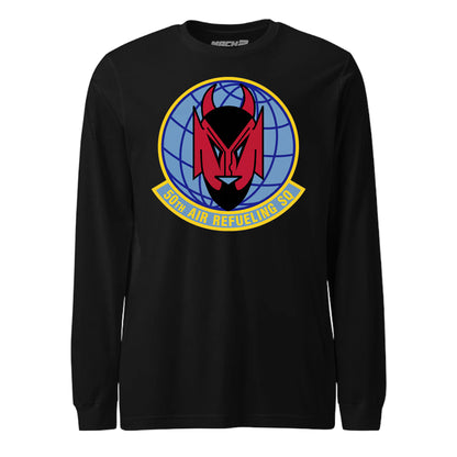 Mach2 Squadron Upload | 50TH AIR REFUELING SQUADRON | Long Sleeve | Black | MACH-LONG-SLEEVE-FRONT-BLACK.jpg