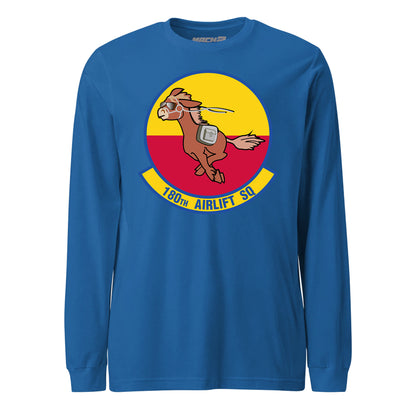 Mach2 Squadron Upload | 180TH AIRLIFT SQUADRON | Long Sleeve | Royal | MACH-LONG-SLEEVE-FRONT-ROYAL.jpg