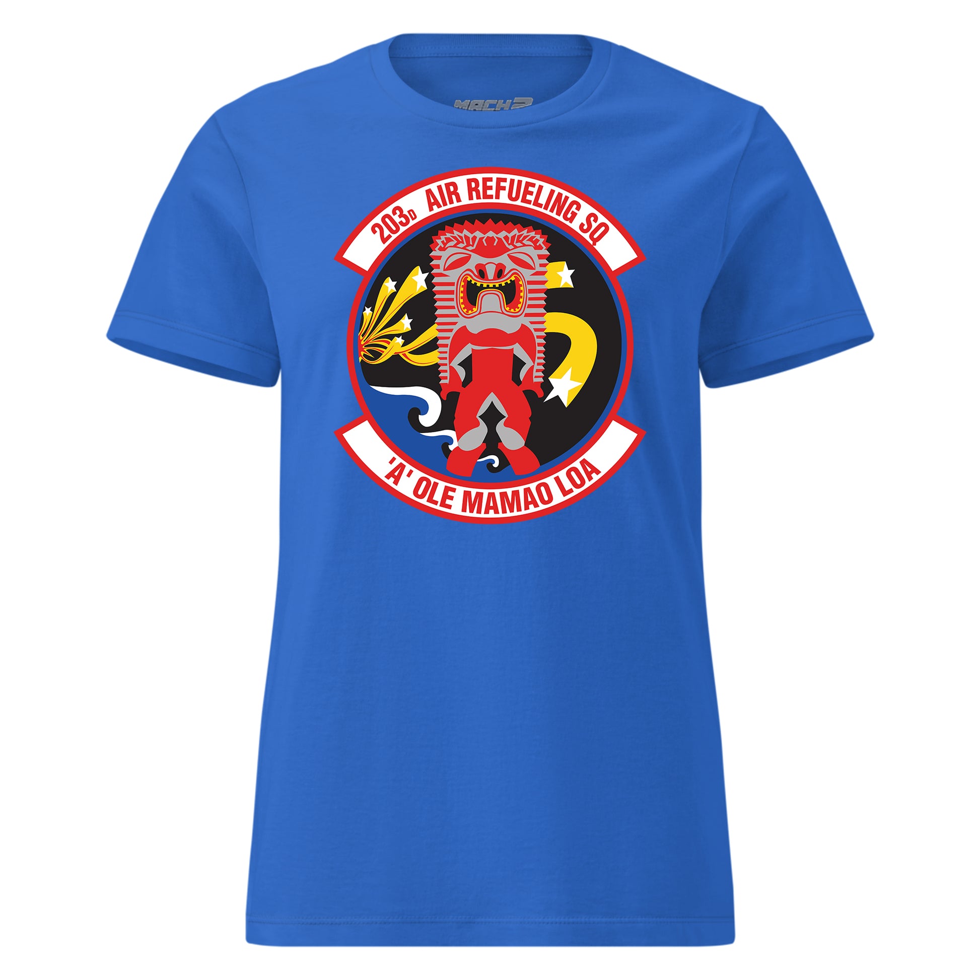 Mach2 Squadron Upload | 203RD AIR REFUELING SQUADRON | Womens | Royal | MACH-WOMENS-FRONT-ROYAL.jpg