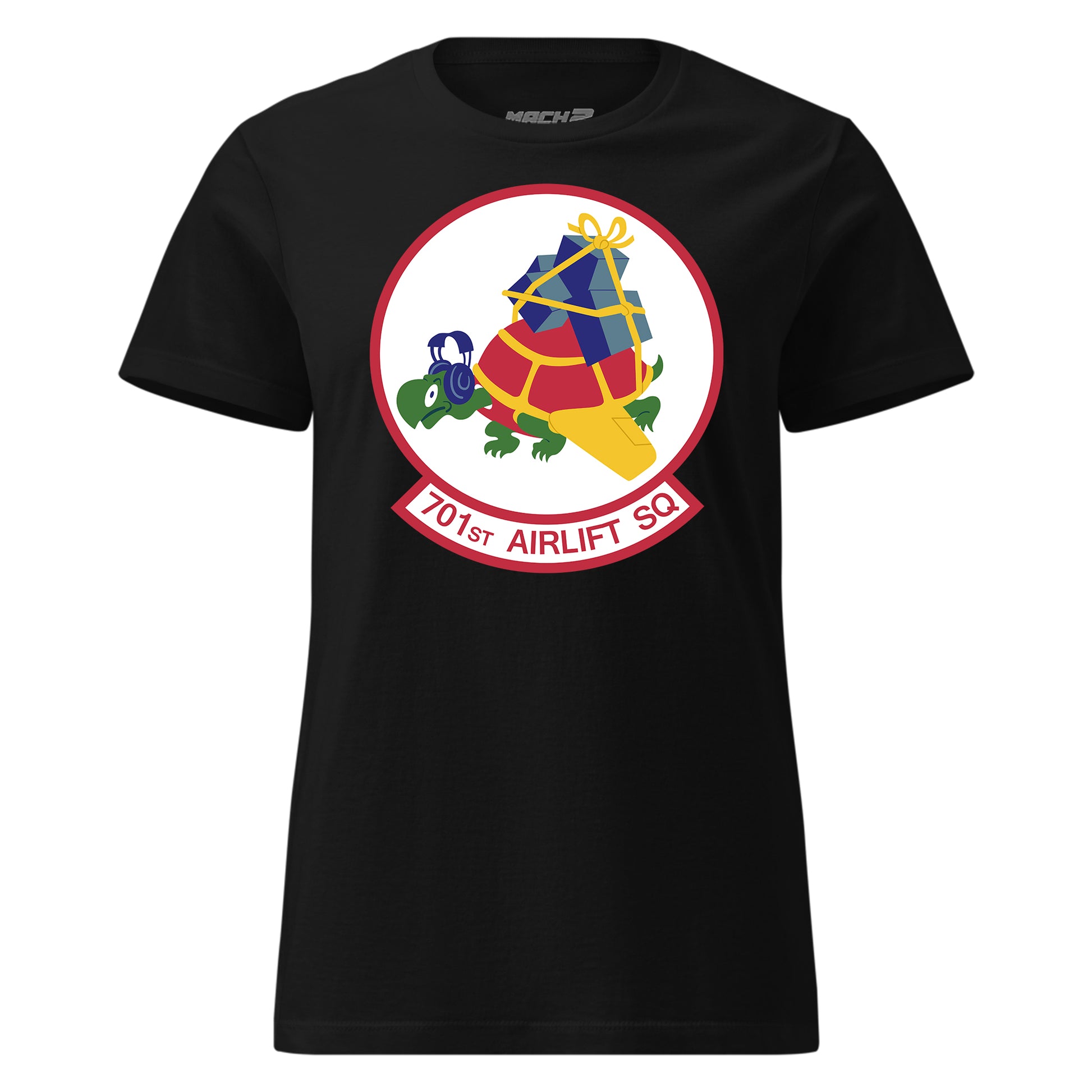 Mach2 Squadron Upload | 701ST AIRLIFT SQUADRON | Womens | Black | MACH-WOMENS-FRONT-BLACK.jpg