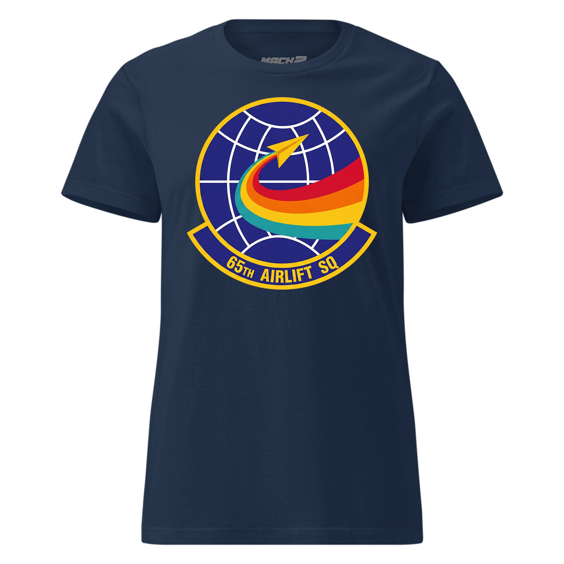 Mach2 Squadron Upload | 65TH AIRLIFT SQUADRON | Womens | Navy | MACH-WOMENS-FRONT-NAVY.jpg