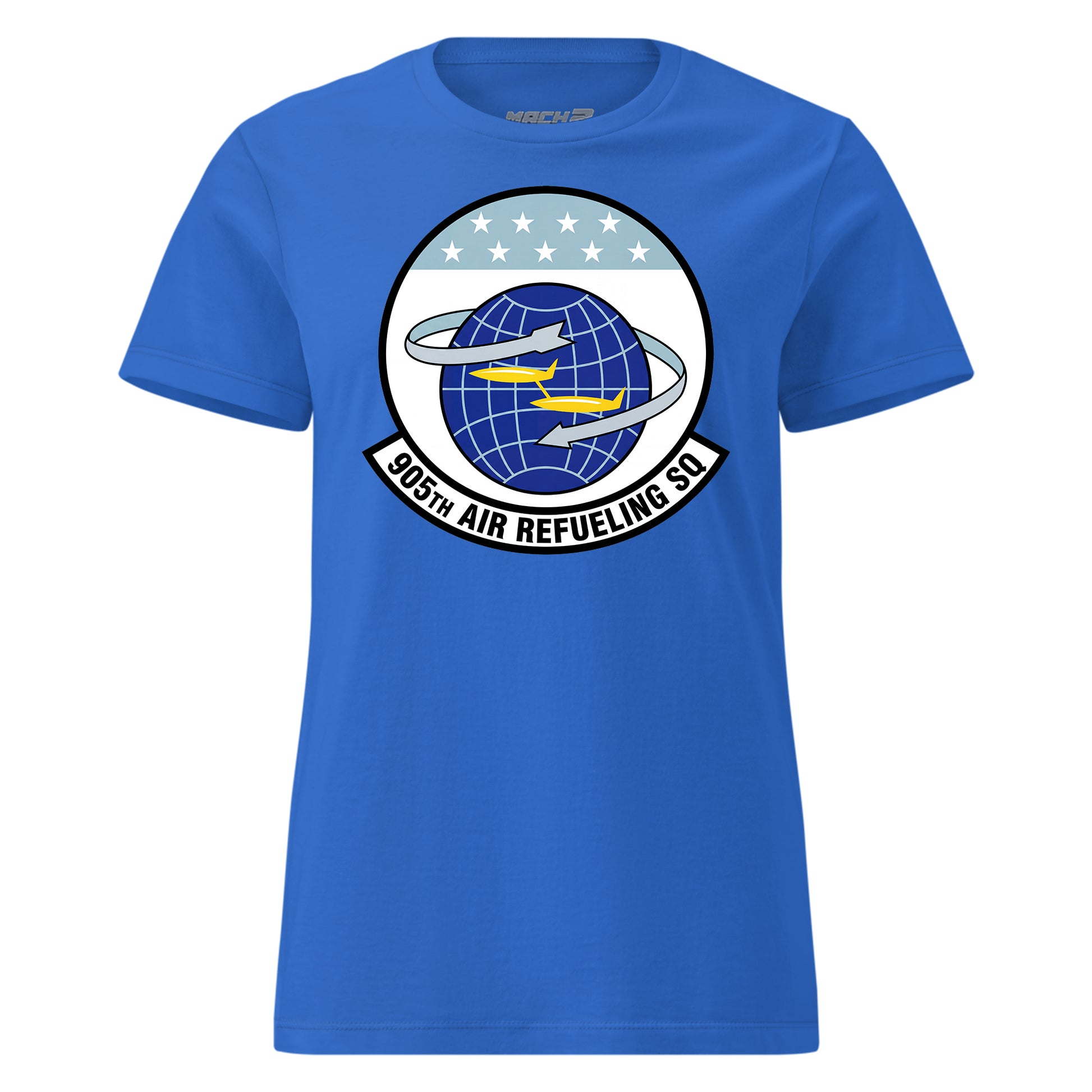 Mach2 Squadron Upload | 905TH AIR REFUELING SQUADRON | Womens | Royal | MACH-WOMENS-FRONT-ROYAL.jpg