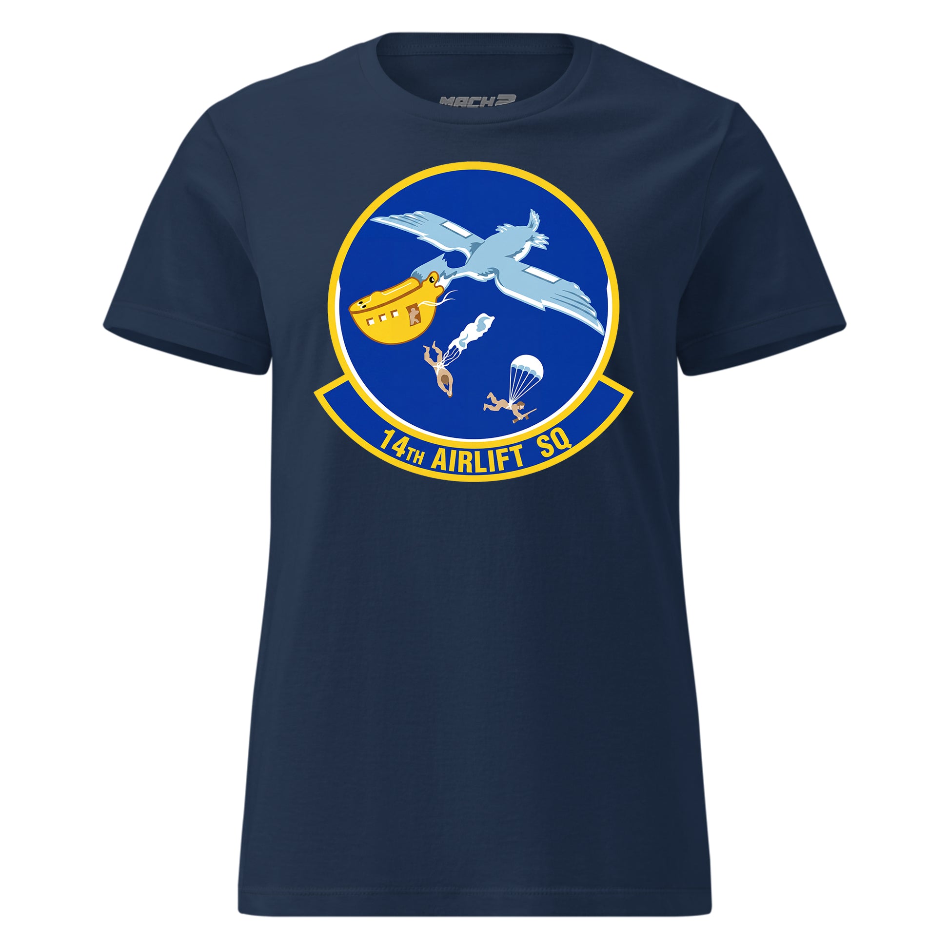 Mach2 Squadron Upload | 14TH AIRLIFT SQUADRON | Womens | Navy | MACH-WOMENS-FRONT-NAVY.jpg