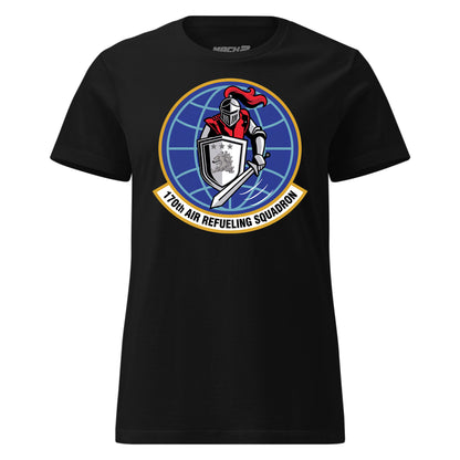 Mach2 Squadron Upload | 170TH AIR REFUELING SQUADRON | Womens | Black | MACH-WOMENS-FRONT-BLACK.jpg