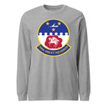 Mach2 Squadron Upload | 700TH AIRLIFT SQUADRON | Long Sleeve | Heather Grey | MACH-LONG-SLEEVE-FRONT-GREY.jpg