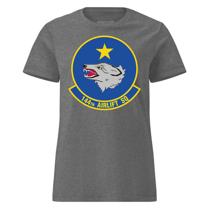 Mach2 Squadron Upload | 144TH AIRLIFT SQUADRON | Womens | Charcoal Heather | MACH-WOMENS-FRONT-CHARCOAL.jpg