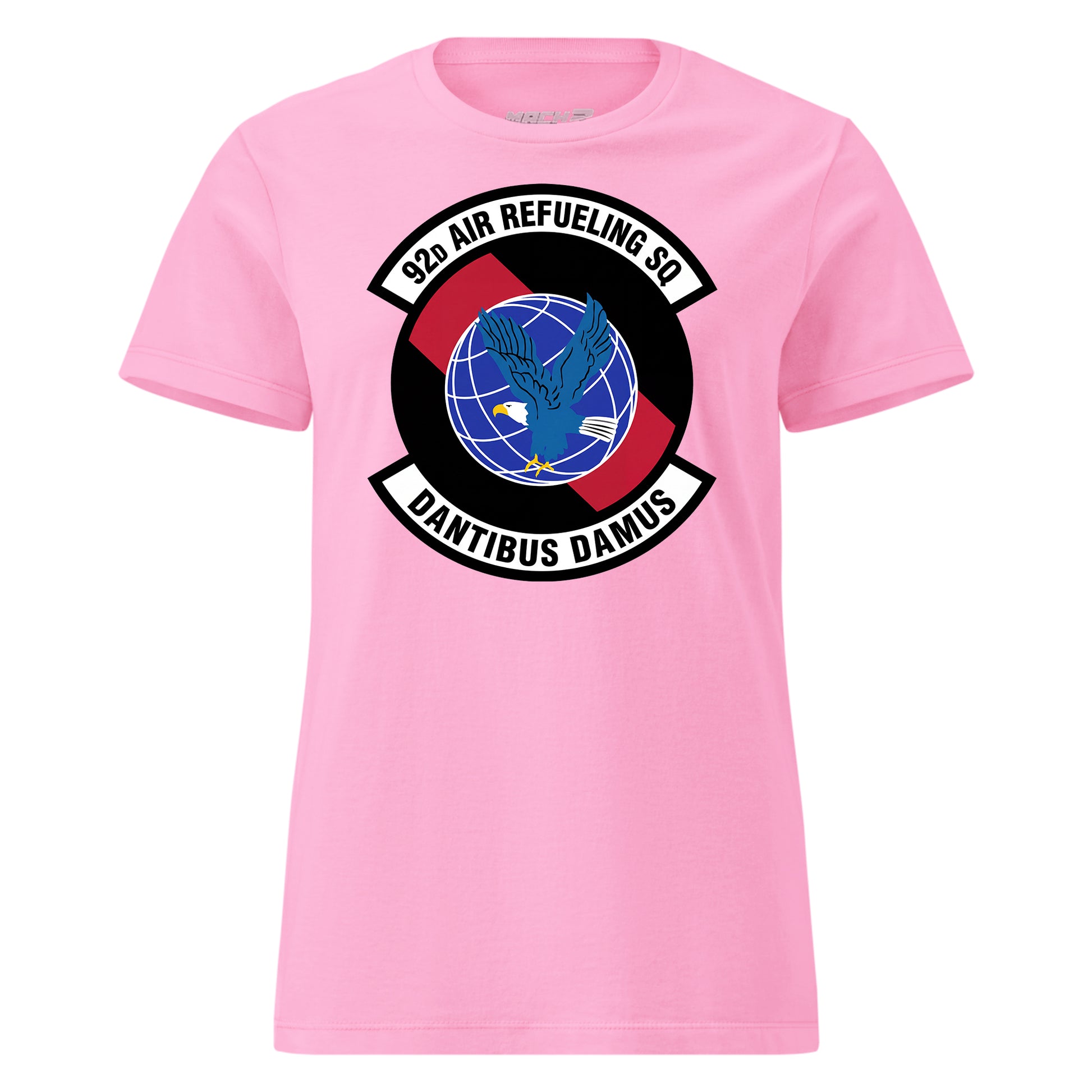 Mach2 Squadron Upload | 92ND AIR REFUELING SQUADRON | Womens | Pink | MACH-WOMENS-FRONT-PINK.jpg