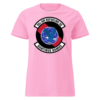 Mach2 Squadron Upload | 92ND AIR REFUELING SQUADRON | Womens | Pink | MACH-WOMENS-FRONT-PINK.jpg