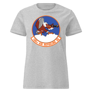 Mach2 Squadron Upload | 108TH AIR REFUELING SQUADRON | Womens | Heather Grey | MACH-WOMENS-FRONT-GREY.jpg