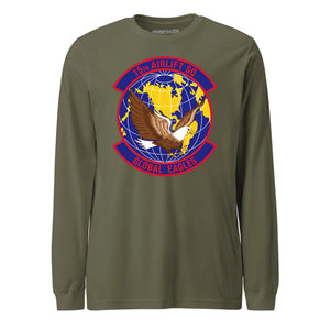 Mach2 Squadron Upload | 15TH AIRLIFT SQUADRON | Long Sleeve | OD Green | MACH-LONG-SLEEVE-FRONT-OD.jpg