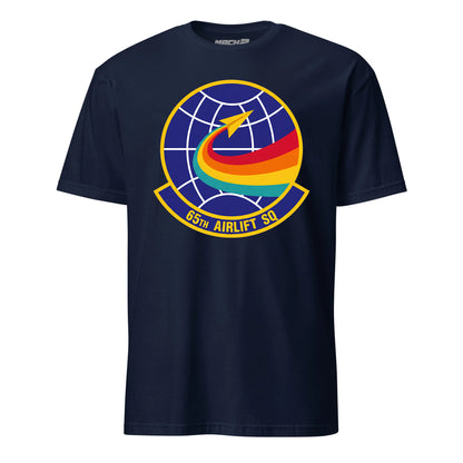 Mach2 Squadron Upload | 65TH AIRLIFT SQUADRON | T-Shirt | Navy | MACH-SHORT-SLEEVE-FRONT-NAVY.jpg