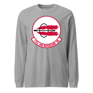 Mach2 Squadron Upload | 173RD AIR REFUELING SQUADRON | Long Sleeve | Heather Grey | MACH-LONG-SLEEVE-FRONT-GREY.jpg