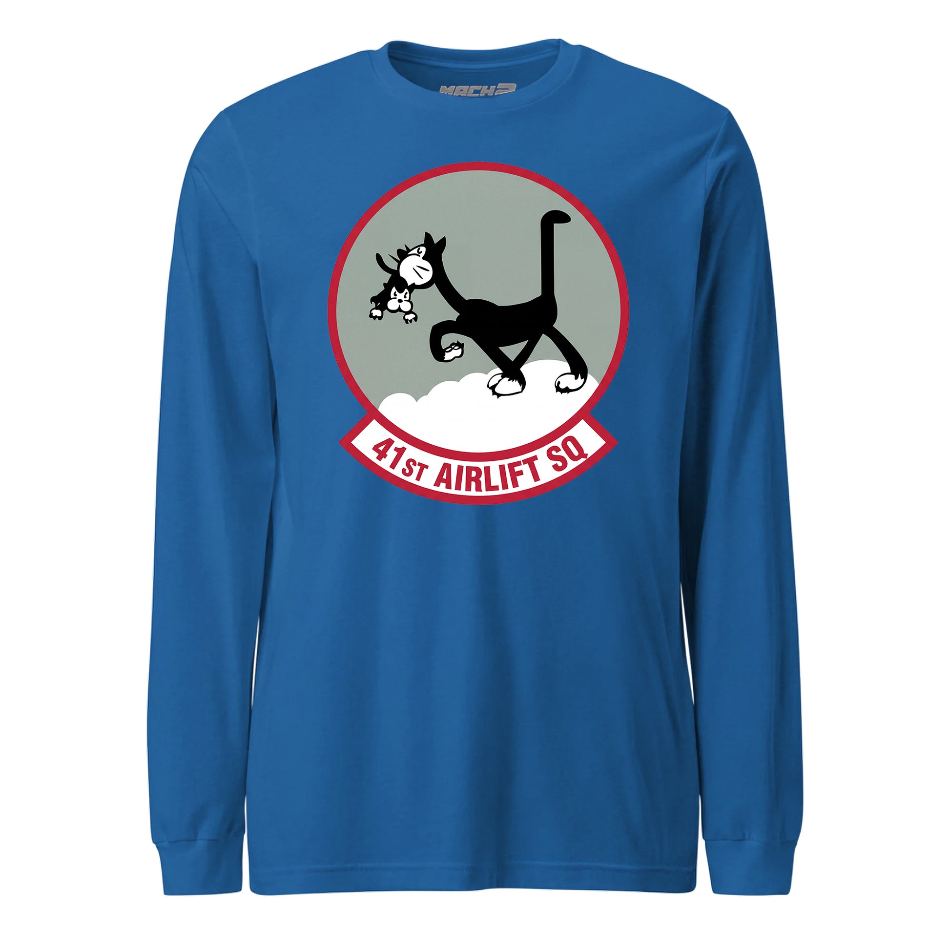 Mach2 Squadron Upload | 41ST AIRLIFT SQUADRON | Long Sleeve | Royal | MACH-LONG-SLEEVE-FRONT-ROYAL.jpg