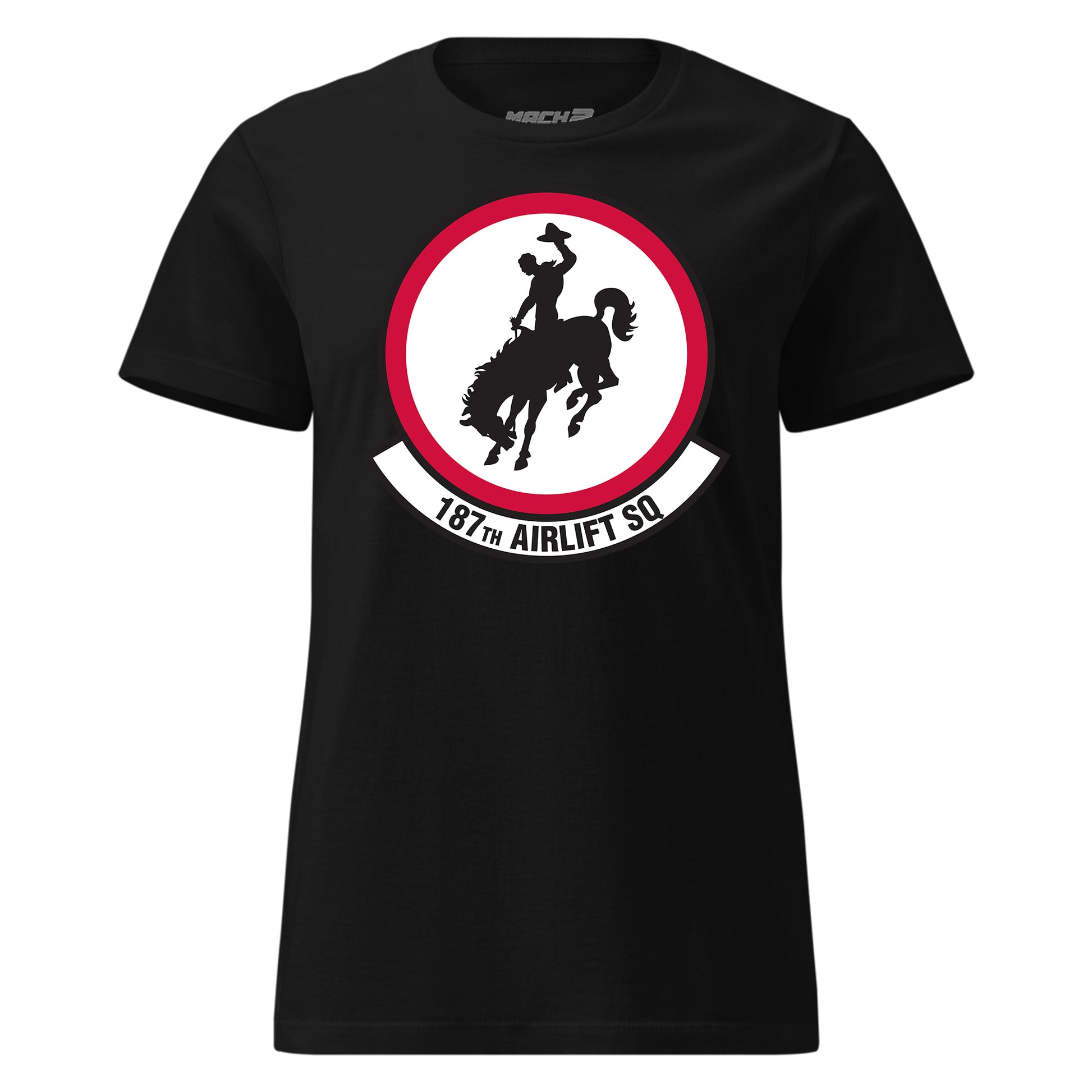 Mach2 Squadron Upload | 187TH AIRLIFT SQUADRON | Womens | Black | MACH-WOMENS-FRONT-BLACK.jpg