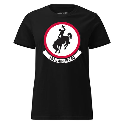 Mach2 Squadron Upload | 187TH AIRLIFT SQUADRON | Womens | Black | MACH-WOMENS-FRONT-BLACK.jpg