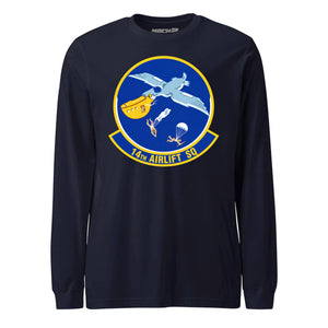 Mach2 Squadron Upload | 14TH AIRLIFT SQUADRON | Long Sleeve | Navy | MACH-LONG-SLEEVE-FRONT-NAVY.jpg