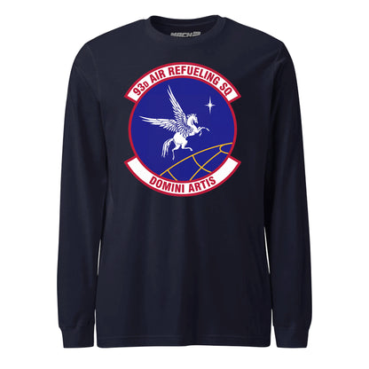 Mach2 Squadron Upload | 93RD AIR REFUELING SQUADRON | Long Sleeve | Navy | MACH-LONG-SLEEVE-FRONT-NAVY.jpg