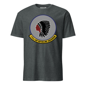 Mach2 Squadron Upload | 174TH AIR REFUELING SQUADRON | T-Shirt | Charcoal Heather | MACH-SHORT-SLEEVE-FRONT-CHARCOAL.jpg