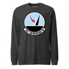 126th Air Refueling Squadron Long Sleeve T-Shirt - Charcoal Heather