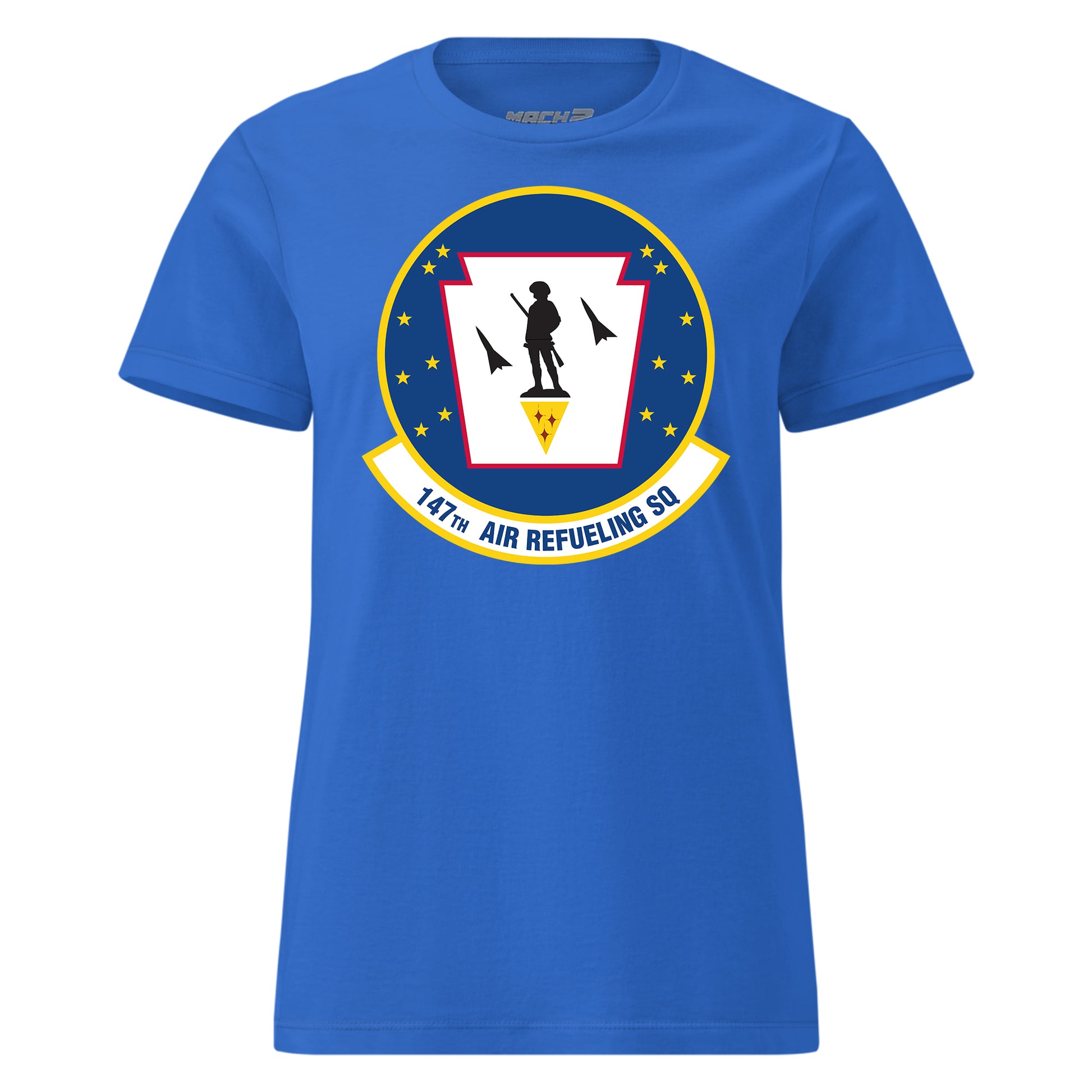 Mach2 Squadron Upload | 147TH AIR REFUELING SQUADRON | Womens | Royal | MACH-WOMENS-FRONT-ROYAL.jpg