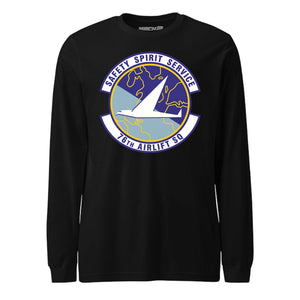Mach2 Squadron Upload | 76TH AIRLIFT SQUADRON | Long Sleeve | Black | MACH-LONG-SLEEVE-FRONT-BLACK.jpg