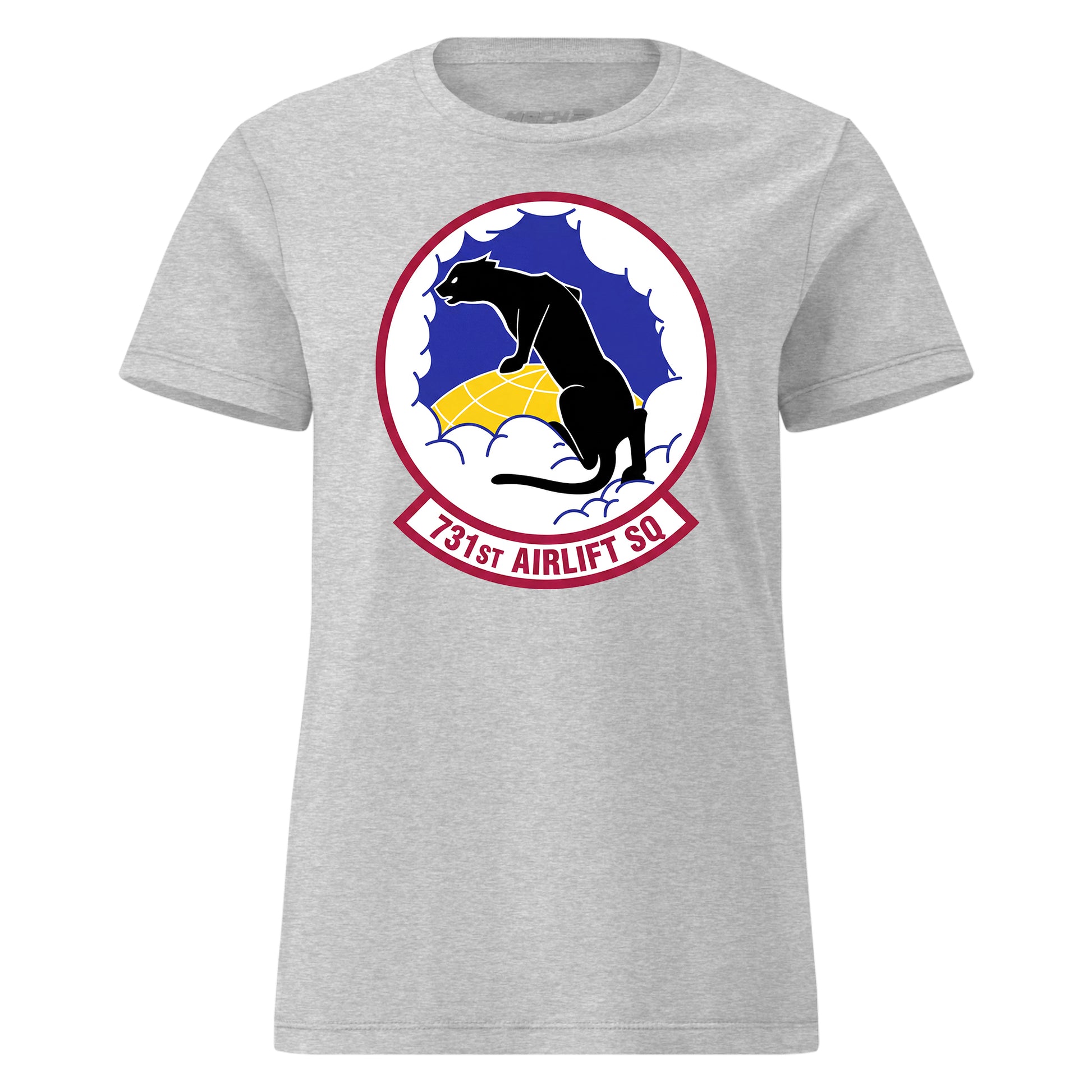 Mach2 Squadron Upload | 731ST AIRLIFT SQUADRON | Womens | Heather Grey | MACH-WOMENS-FRONT-GREY.jpg