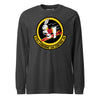 970th Airborne Air Control Squadron Long Sleeve T-Shirt - Charcoal Heather
