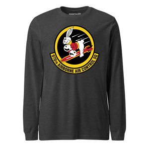 Mach2 Squadron Upload | 970TH AIRBORNE AIR CONTROL SQUADRON | Long Sleeve | Charcoal Heather | MACH-LONG-SLEEVE-FRONT-CHARCOAL.jpg