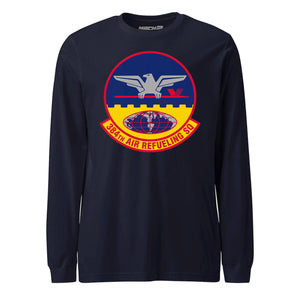 Mach2 Squadron Upload | 384TH AIR REFUELING SQUADRON | Long Sleeve | Navy | MACH-LONG-SLEEVE-FRONT-NAVY.jpg