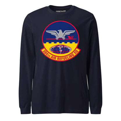 Mach2 Squadron Upload | 384TH AIR REFUELING SQUADRON | Long Sleeve | Navy | MACH-LONG-SLEEVE-FRONT-NAVY.jpg