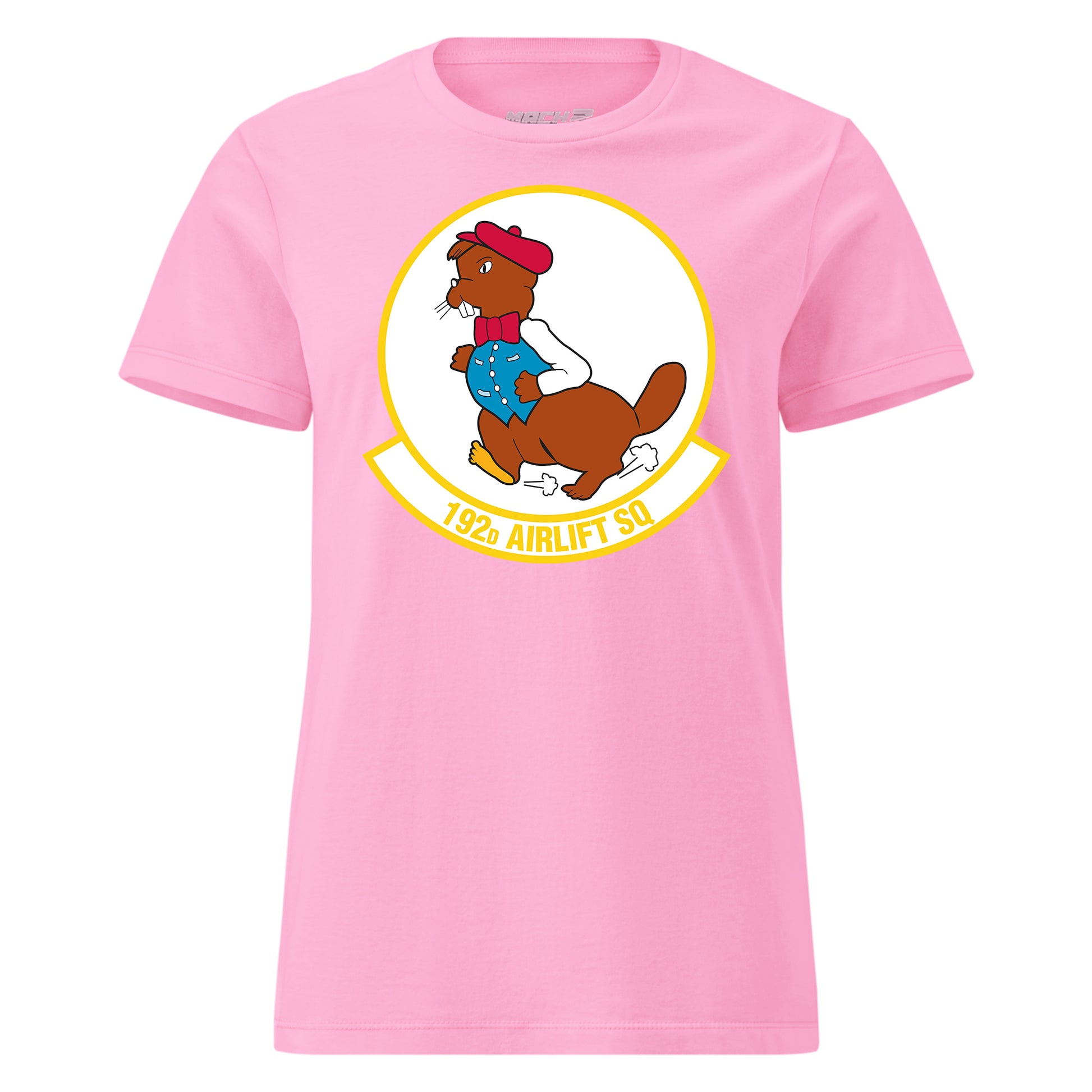 Mach2 Squadron Upload | 192ND AIRLIFT SQUADRON | Womens | Pink | MACH-WOMENS-FRONT-PINK.jpg