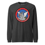 Mach2 Squadron Upload | 4TH AIRLIFT SQUADRON | Long Sleeve | Charcoal Heather | MACH-LONG-SLEEVE-FRONT-CHARCOAL.jpg