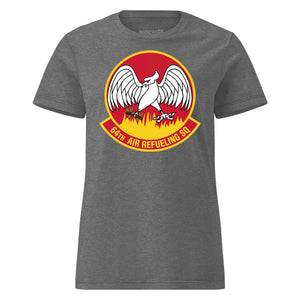 Mach2 Squadron Upload | 64TH AIR REFUELING SQUADRON | Womens | Charcoal Heather | MACH-WOMENS-FRONT-CHARCOAL.jpg