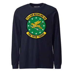 Mach2 Squadron Upload | 77TH AIR REFUELING SQUADRON | Long Sleeve | Navy | MACH-LONG-SLEEVE-FRONT-NAVY.jpg