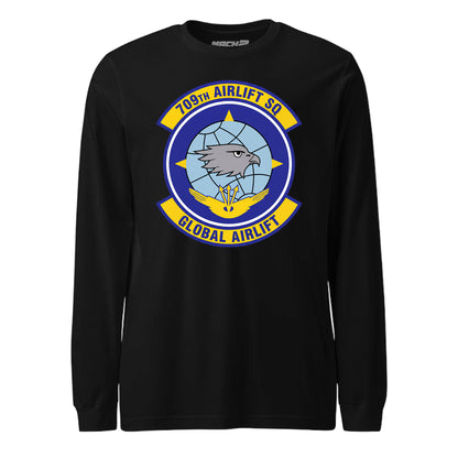 Mach2 Squadron Upload | 709TH AIRLIFT SQUADRON | Long Sleeve | Black | MACH-LONG-SLEEVE-FRONT-BLACK.jpg