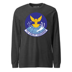 Mach2 Squadron Upload | 73RD AIRLIFT SQUADRON | Long Sleeve | Charcoal Heather | MACH-LONG-SLEEVE-FRONT-CHARCOAL.jpg