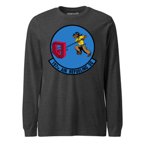 Mach2 Squadron Upload | 197TH AIR REFUELING SQUADRON | Long Sleeve | Charcoal Heather | MACH-LONG-SLEEVE-FRONT-CHARCOAL.jpg