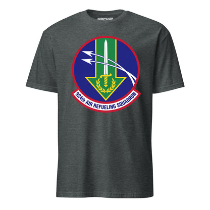 Mach2 Squadron Upload | 924TH AIR REFUELING SQUADRON | T-Shirt | Charcoal Heather | MACH-SHORT-SLEEVE-FRONT-CHARCOAL.jpg