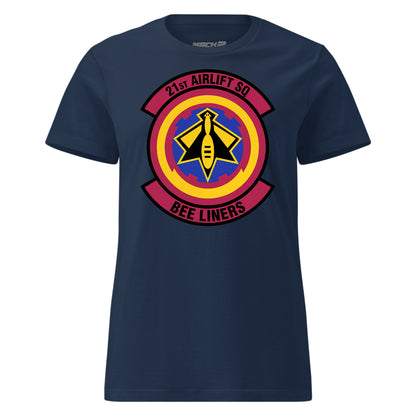 Mach2 Squadron Upload | 21ST AIRLIFT SQUADRON | Womens | Navy | MACH-WOMENS-FRONT-NAVY.jpg