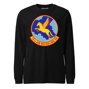 Mach2 Squadron Upload | 76TH AIR REFUELING SQUADRON | Long Sleeve | Black | MACH-LONG-SLEEVE-FRONT-BLACK.jpg
