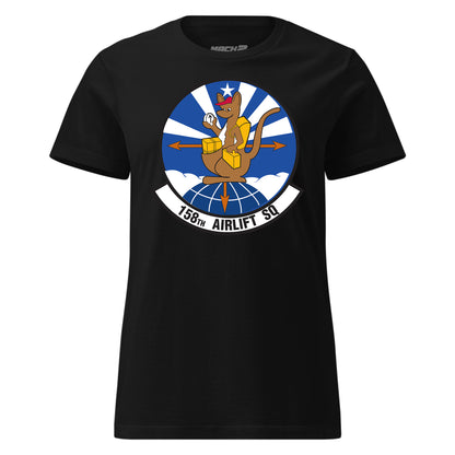 Mach2 Squadron Upload | 158TH AIRLIFT SQUADRON | Womens | Black | MACH-WOMENS-FRONT-BLACK.jpg