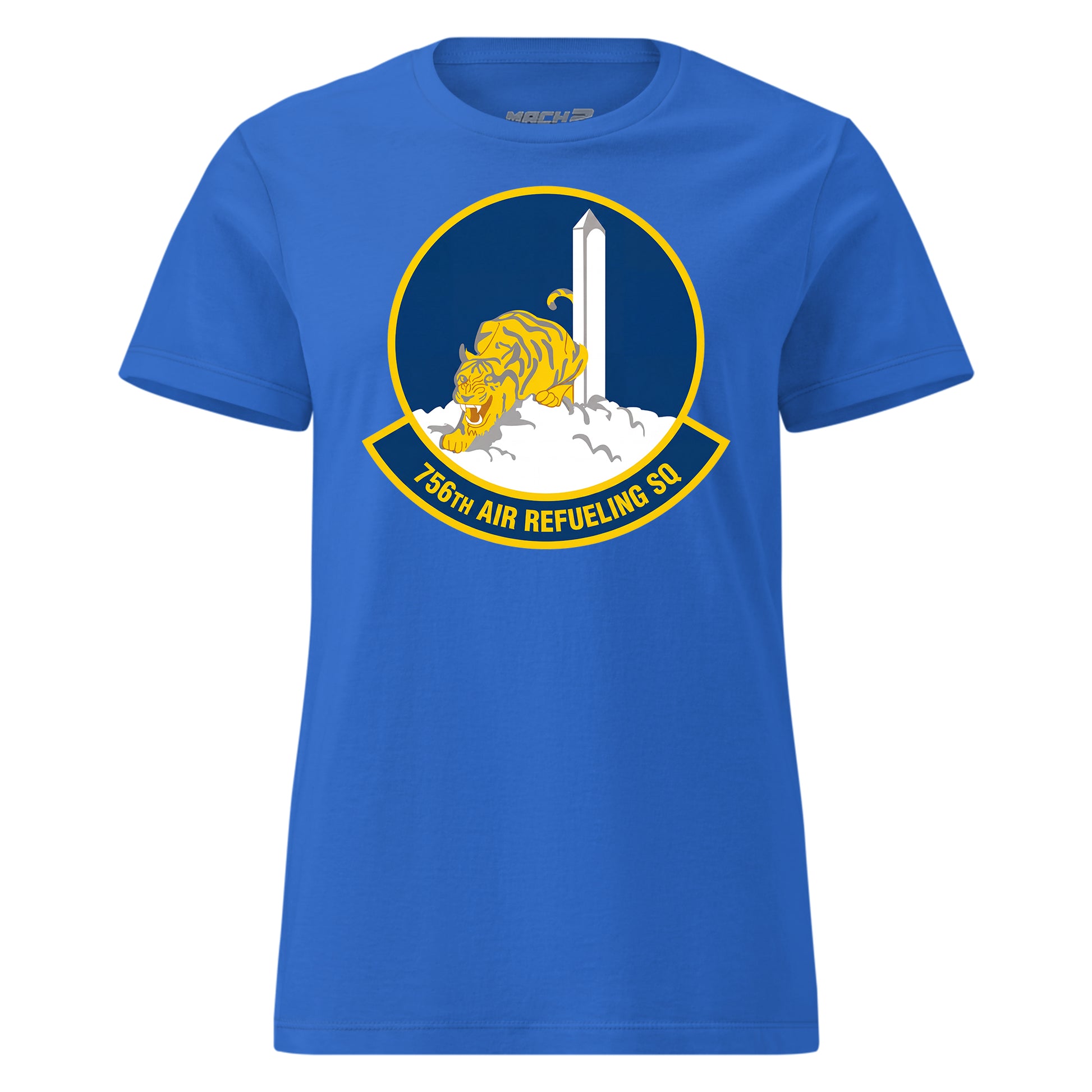 Mach2 Squadron Upload | 756TH AIR REFUELING SQUADRON | Womens | Royal | MACH-WOMENS-FRONT-ROYAL.jpg