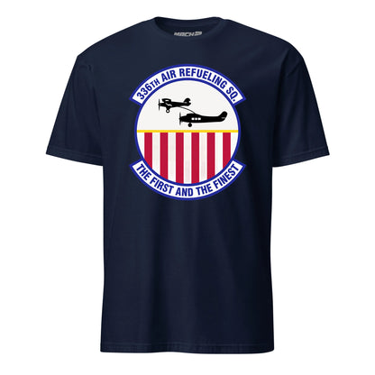 Mach2 Squadron Upload | 336TH AIR REFUELING SQUADRON | T-Shirt | Navy | MACH-SHORT-SLEEVE-FRONT-NAVY.jpg