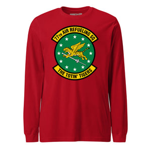 Mach2 Squadron Upload | 77TH AIR REFUELING SQUADRON | Long Sleeve | Red | MACH-LONG-SLEEVE-FRONT-RED.jpg