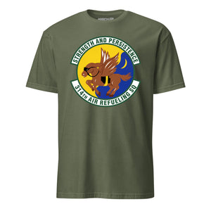 Mach2 Squadron Upload | 314TH AIR REFUELING SQUADRON | T-Shirt | OD Green | MACH-SHORT-SLEEVE-FRONT-OD.jpg